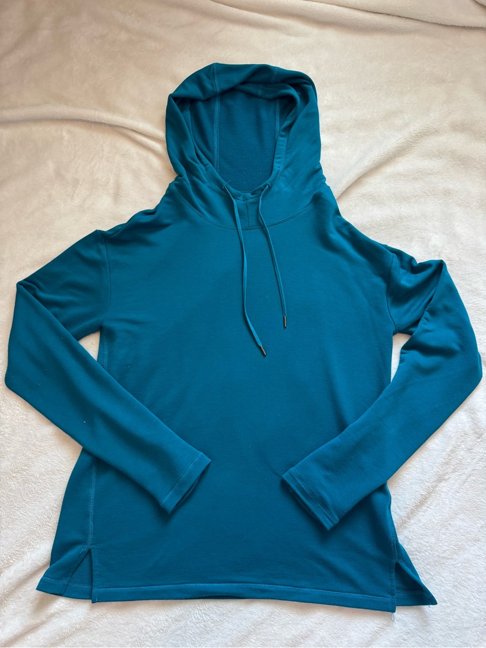 Athletic Works Teal Hooded Long Sleeve Pullover